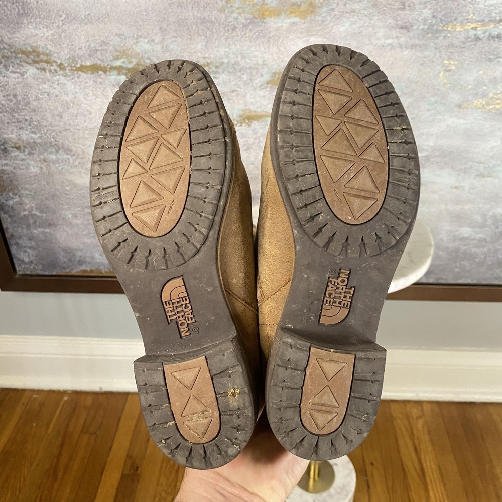 The North Face Snow Boots Womens Size 8 Brown Leather Knee High Pull On Winter - Picture 11 of 11